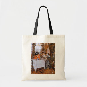 A Luncheon (Le Dejeuner) by James Tissot Tote Bag