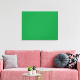 A lush green backdrop with a clean white square po canvas print