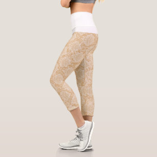 A luxurious Indian wedding dress showcasing detail Capri Leggings