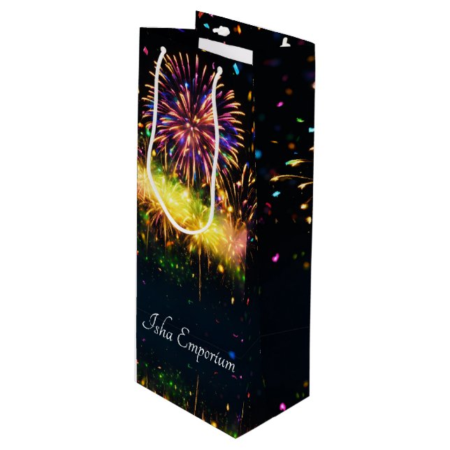 A Luxurious Wine Gift Bag (Front Angled)