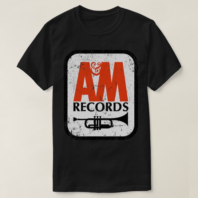 A M Records T-Shirt (Design Front)