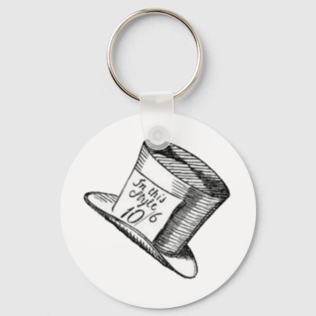 A Mad Hatter Hat Key Ring (Front)