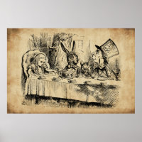  A Mad Tea-Party  (1865) by John Tenniel 