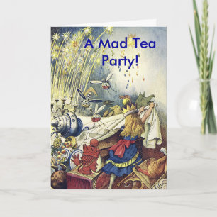 A Mad Tea Party Card