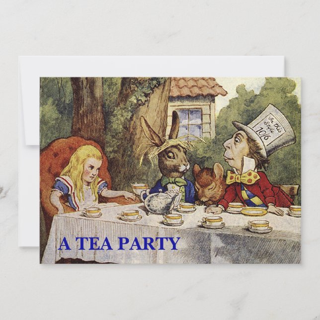 A Mad Tea Party INVITE (Front)