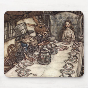 A Mad Tea-Party Mouse Mat