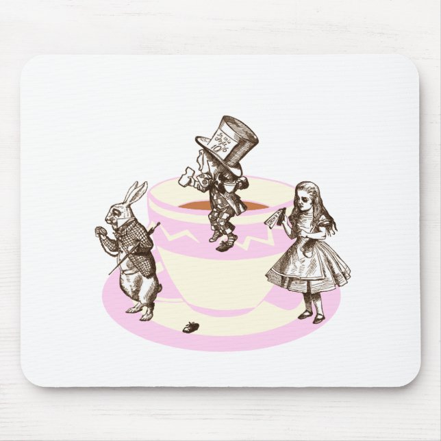 A Mad Tea Party Mouse Mat (Front)