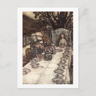 A Mad Tea-Party Postcard