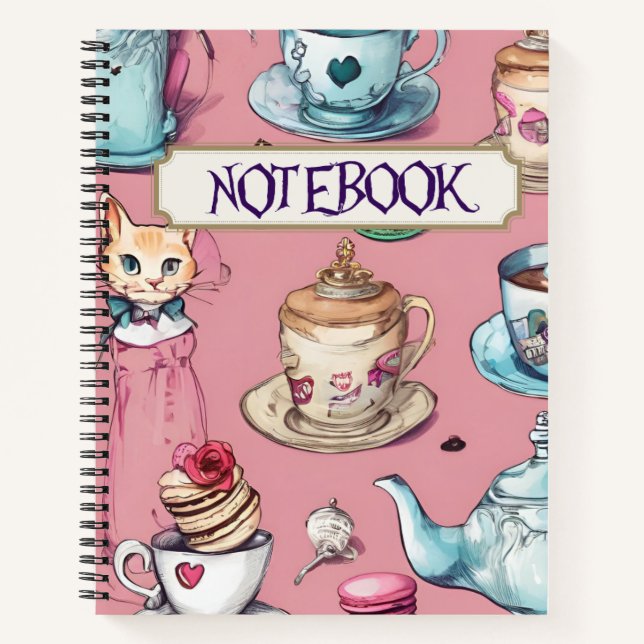 A Mad Wonderland Style  Notebook (Front)