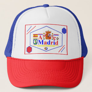 A . Madrid 12 Kappe Trucker Hat