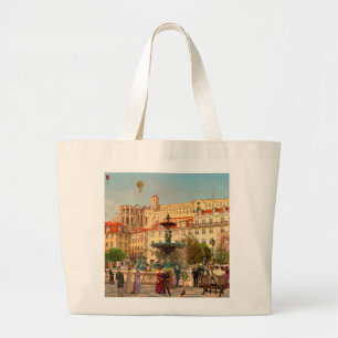 A Magia do Rossio Large Tote Bag