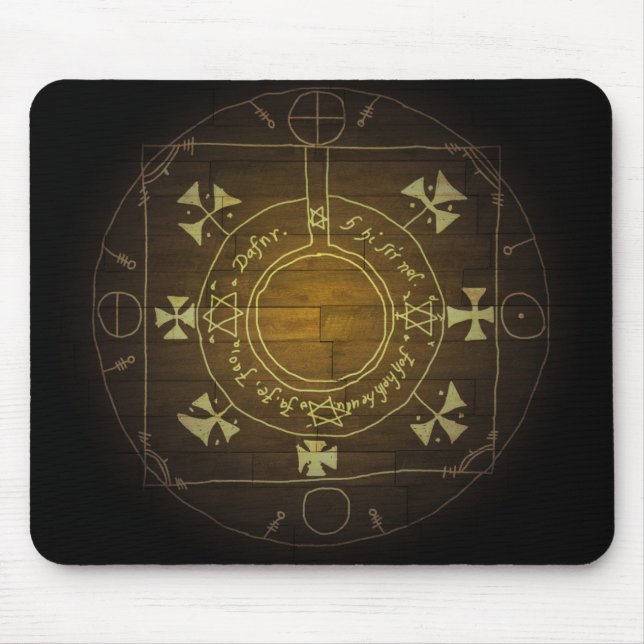 A Magic Circle for your desk Mouse Mat (Front)