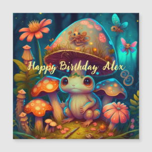 A magic mushroom frog