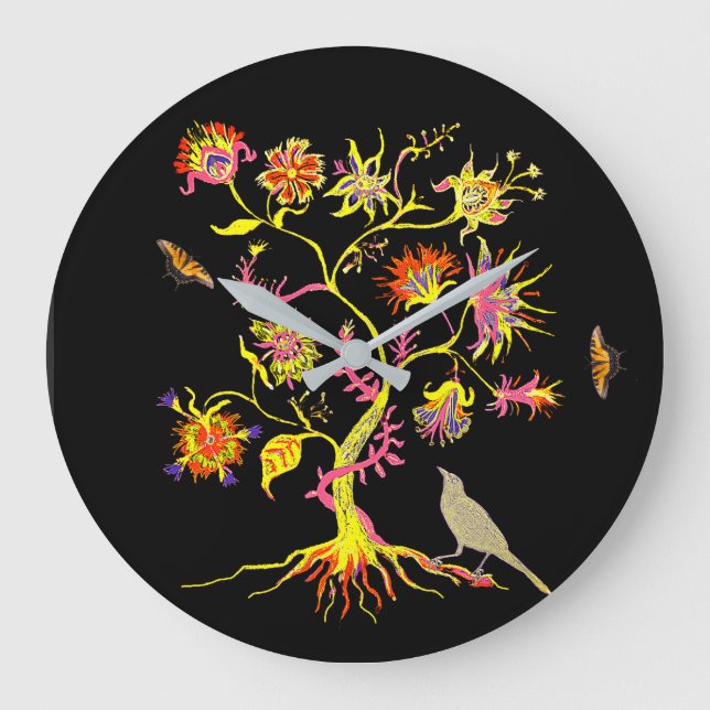 A magic tree of life large clock (Front)