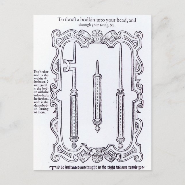 A Magic Trick Postcard (Front)