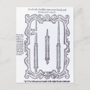 A Magic Trick Postcard