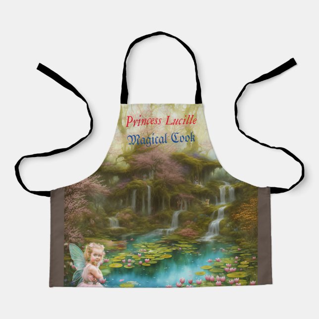 A Magical Apron for a Little Princess Delantal (Front)
