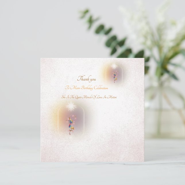 A magical celebration mum’s birthday invitation (Standing Front)