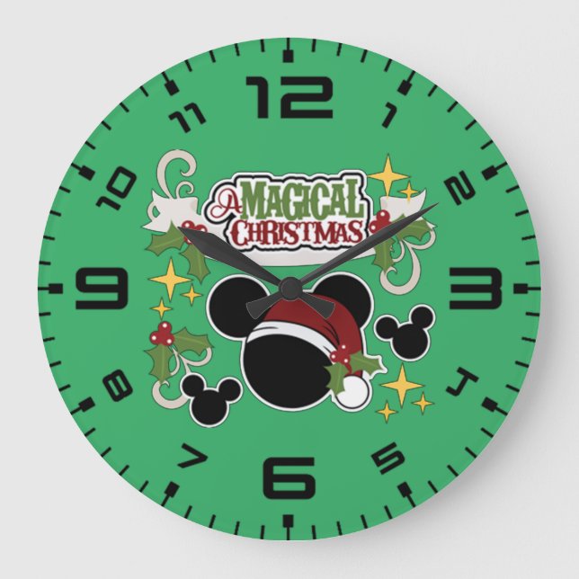 A Magical Christmas Large Clock (Front)