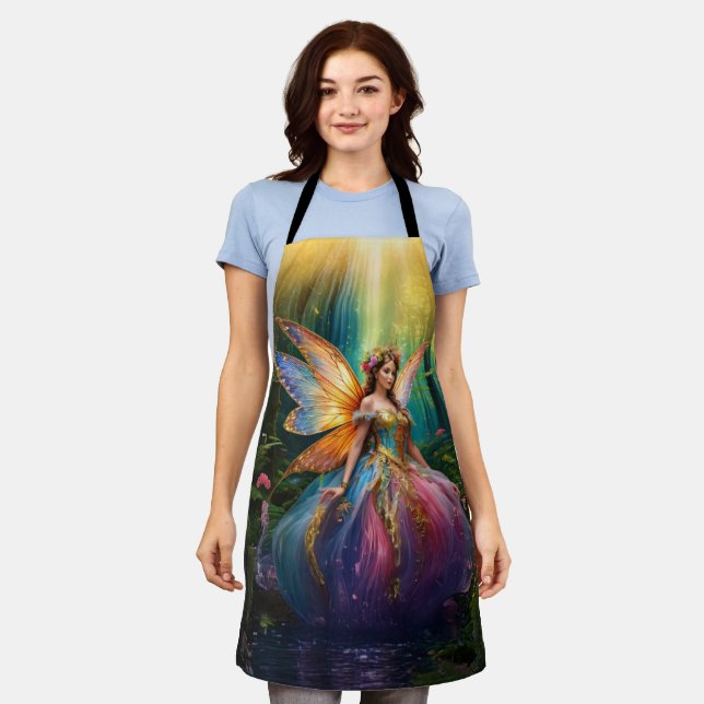A Magical Fairy Enchanted Forest  Apron (Worn)