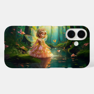 A magical fairy in a pond iPhone 16 case