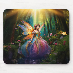 A Magical Fairy in an Enchanted Forest  Mouse Mat
