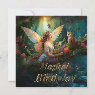 A magical fairy pond Magical Happy Birthday