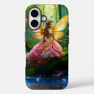 A magical fairy woodland forest iPhone 16 case