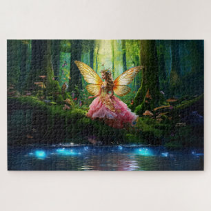 A magical fairy woodland forest jigsaw puzzle