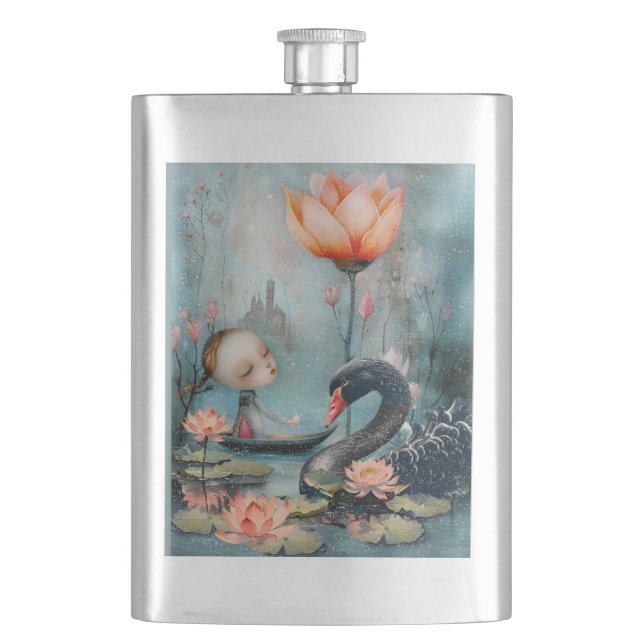 A Magical Moment Shared Between Friends Hip Flask (Front)