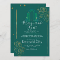 A Magical Night In Emerald City Party Invitation