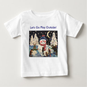 "A Magical Night in the Snow" Baby T-Shirt