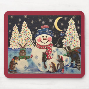 "A Magical Night in the Snow" Mouse Mat