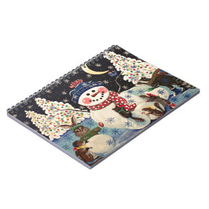 "A Magical Night in the Snow" Notebook