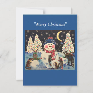 "A Magical Night in the Snow" Postcard