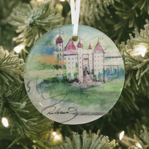 A Magical Place ... by Hevener Glass Tree Decoration