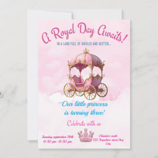 A Magical Princess Party Invitation