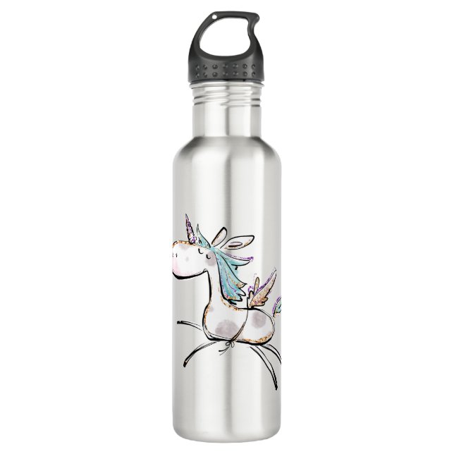 A Magical Unicorn 710 Ml Water Bottle (Front)