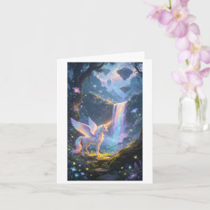 A magical unicorn card with many uses