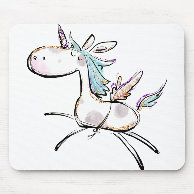A Magical Unicorn Mouse Mat (Front)