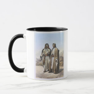 A Mahazi and a Soualeh Bedouin, illustration from Mug
