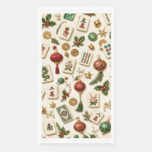 A Mahjong Christmas  Napkin