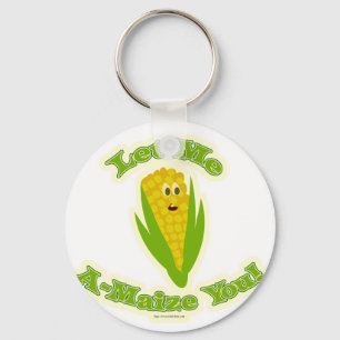 A Maize-ing Corn Key Ring