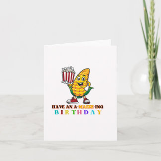 A-Maize-Ing Puns Birthday Card