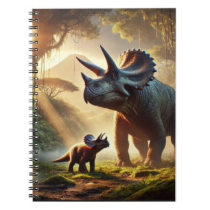 A majestic adult Triceratops Notebook
