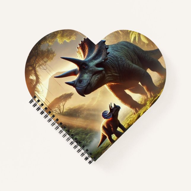 A majestic adult Triceratops  Notebook (Front)