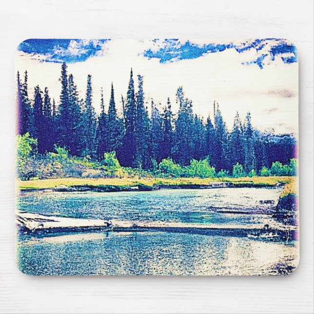 A Majestic Canadian Wilderness Forest. Buy Now Mouse Mat (Front)