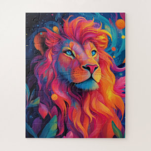 A majestic lion jigsaw puzzle