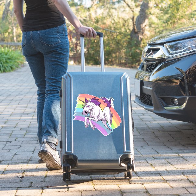 A Majestic Unicorn (Suitcase Insitu)