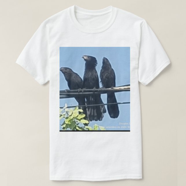 A Male shirt swallows a single canoe (Design Front)